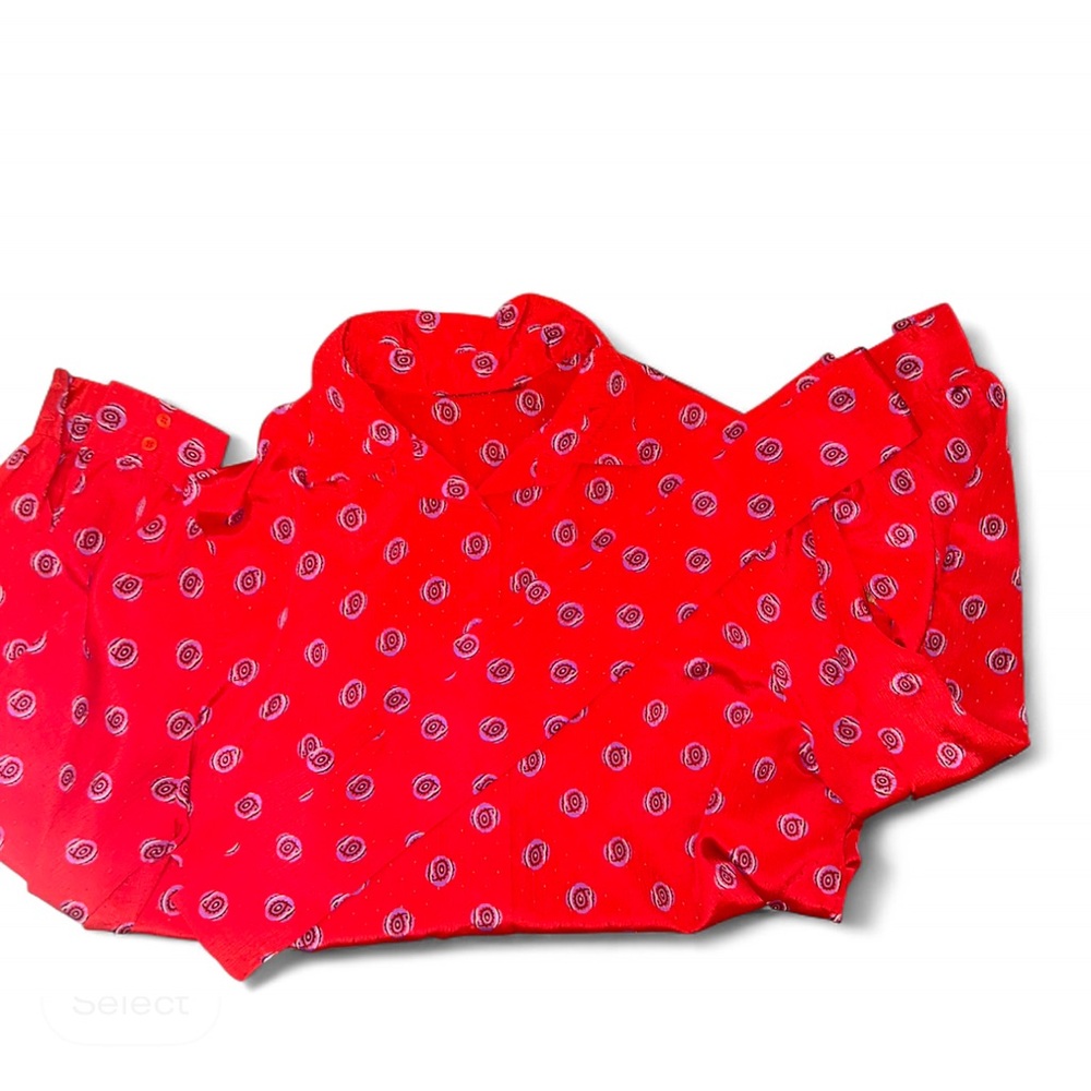 90s vintage red blouse